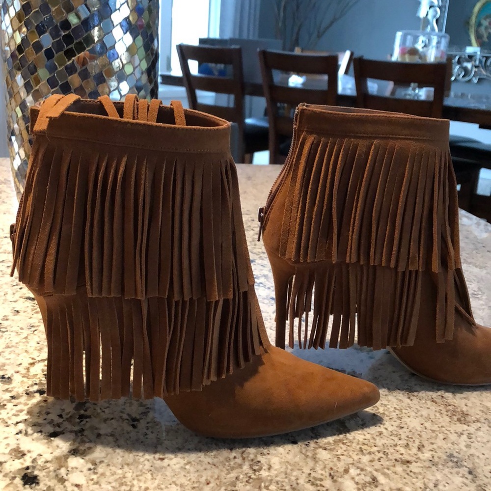 Sassy fringe boots